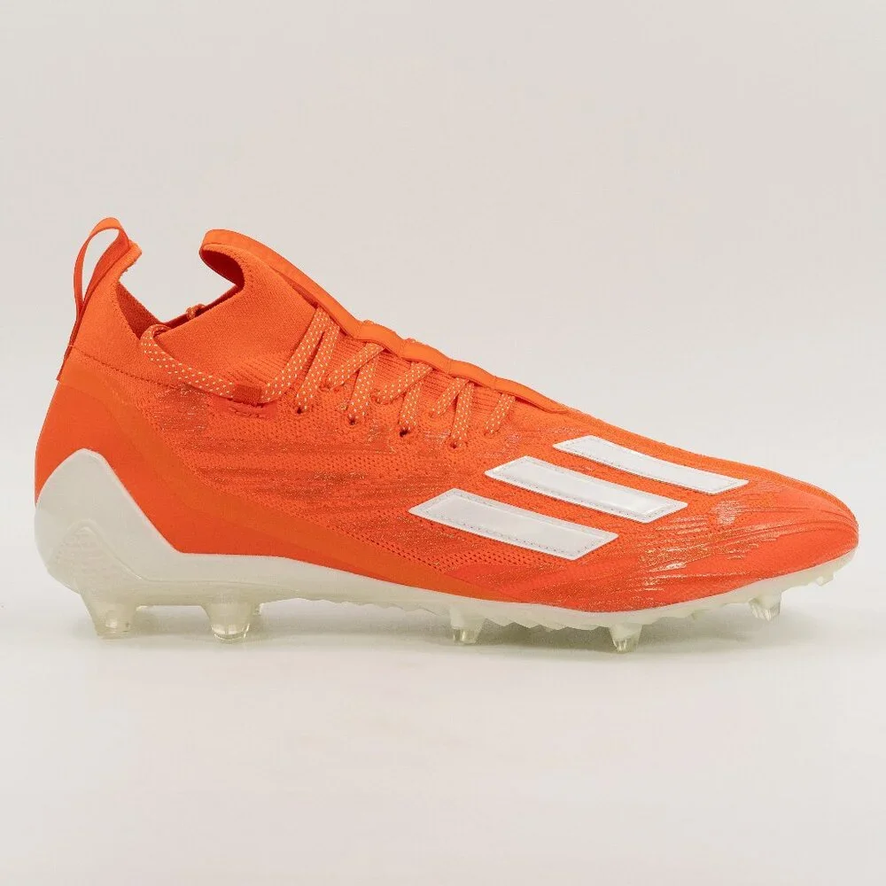 Adidas Adizero Primeknit Orange White GV9628 Football Cleats size 14